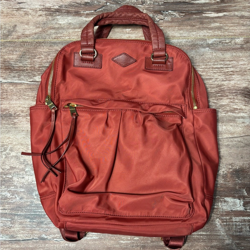MZ Wallace | GUC Jordan Rust Backpack Multi Pocket - Picture 2 of 10